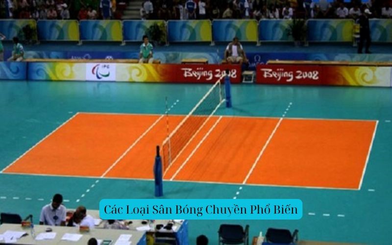 Các Loại Sân Bóng Chuyền Phổ Biến