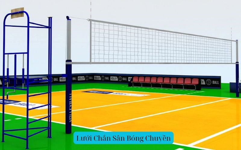 Lưới Chắn Sân Bóng Chuyền