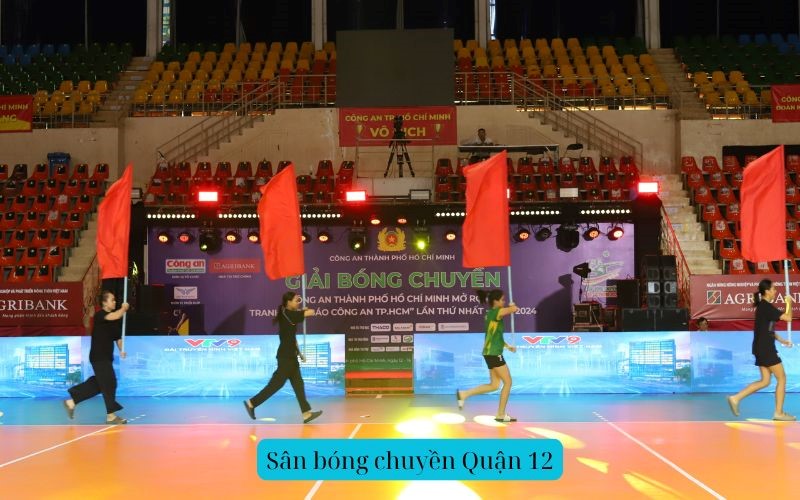 Sân bóng chuyền Quận 12