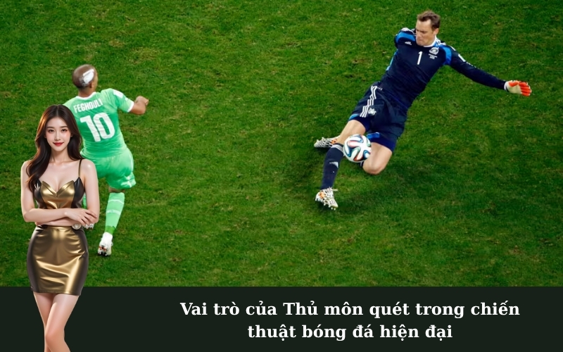 Vai trò của Thủ môn quét trong chiến thuật bóng đá hiện đại