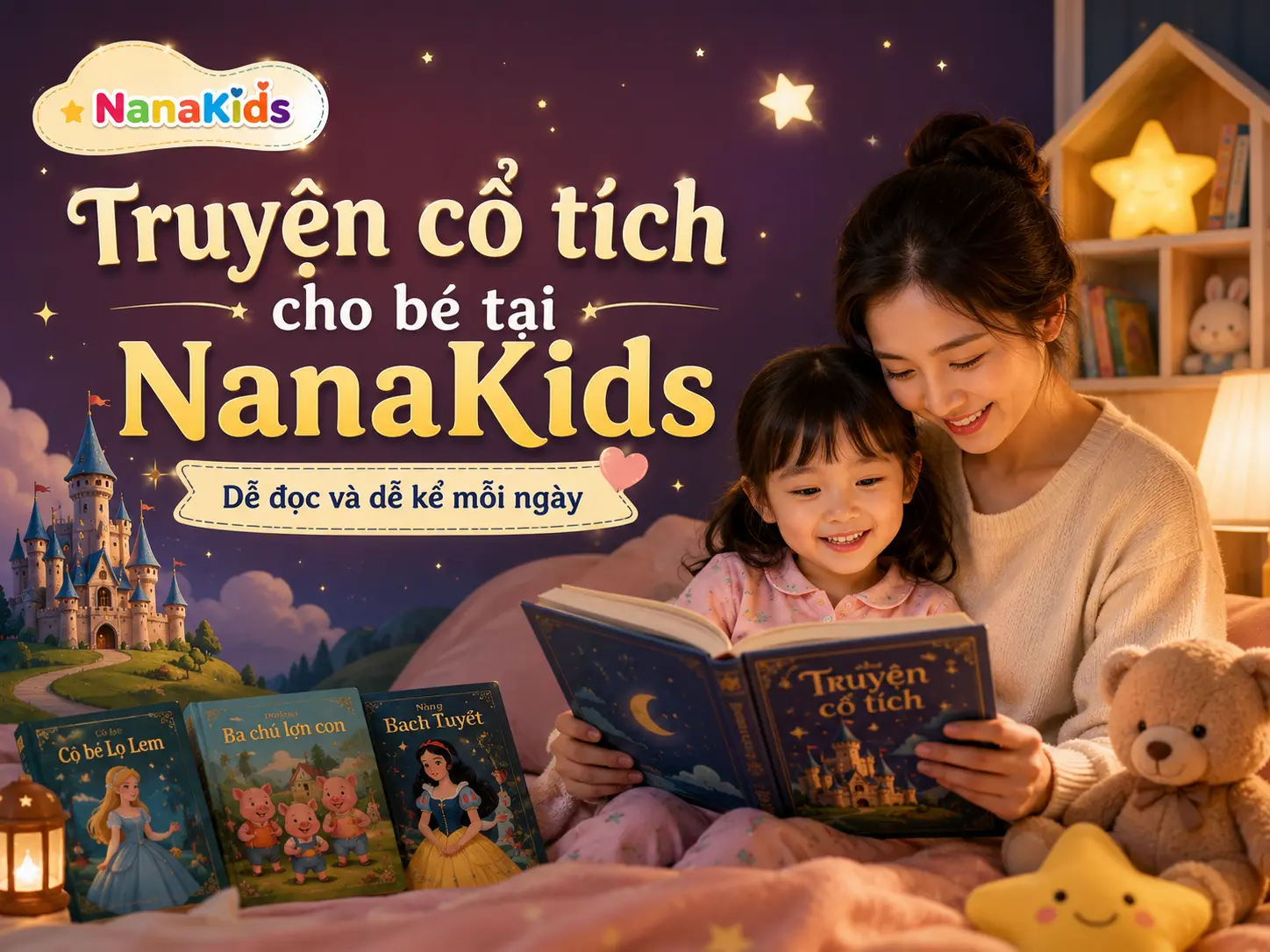 Truyện cổ tích cho bé tại NanaKids